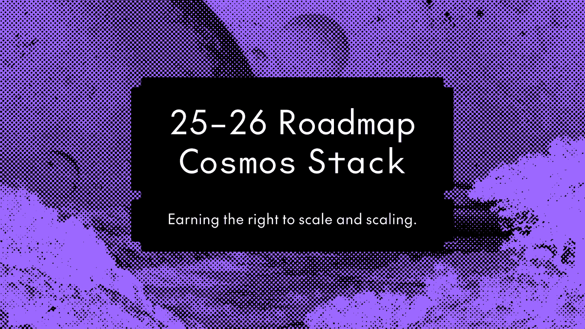 The Cosmos Stack Roadmap for 2026